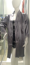 Load image into Gallery viewer, Silk robe long satin kimono robe bridesmaid wedding party robe
