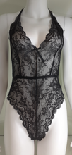 Load image into Gallery viewer, Lace bodysuit &amp; deep v Teddy
