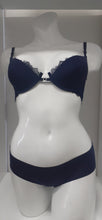 Load image into Gallery viewer, Bra and Panty Set 7621 Navy
