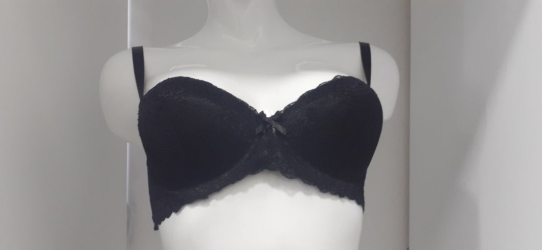 Plus size bra underwired and padded