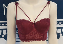 Load image into Gallery viewer, Strappy underwired longline bra
