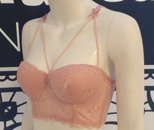 Load image into Gallery viewer, Strappy underwired longline bra
