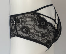 Load image into Gallery viewer, Full lace bikini panty V back criss cross underwear
