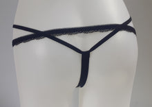 Load image into Gallery viewer, Crotchless strappy G-string
