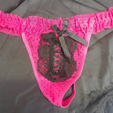 Load image into Gallery viewer, Lace pokadots G-string thongs
